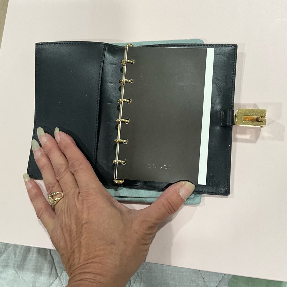 Authentic Gucci snake skin Agenda Notebook Cover - Picture 5 of 14